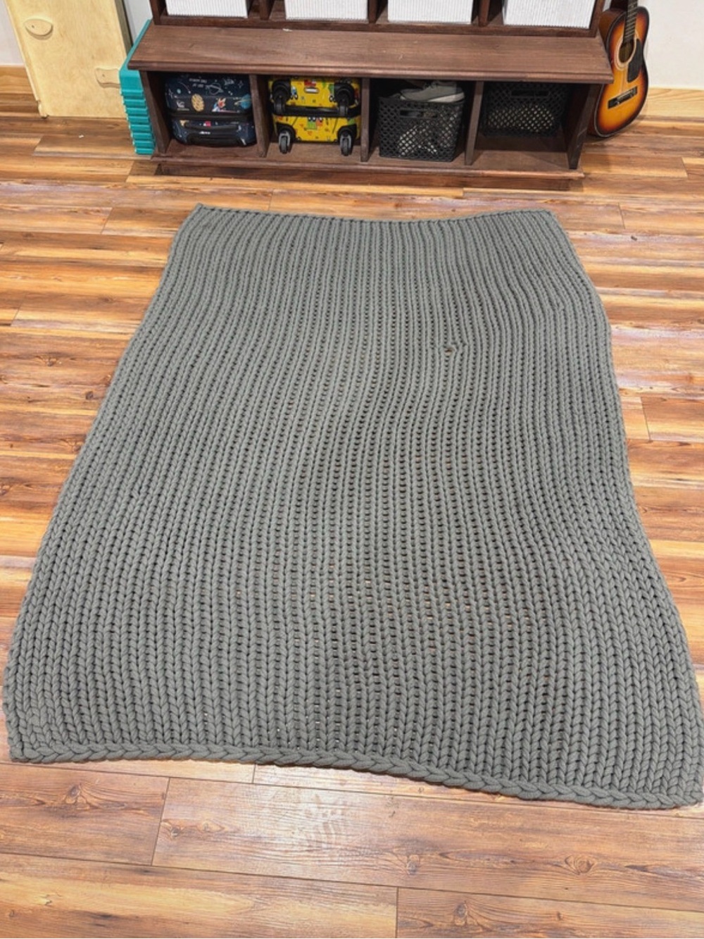 Chunky Knit Blanket